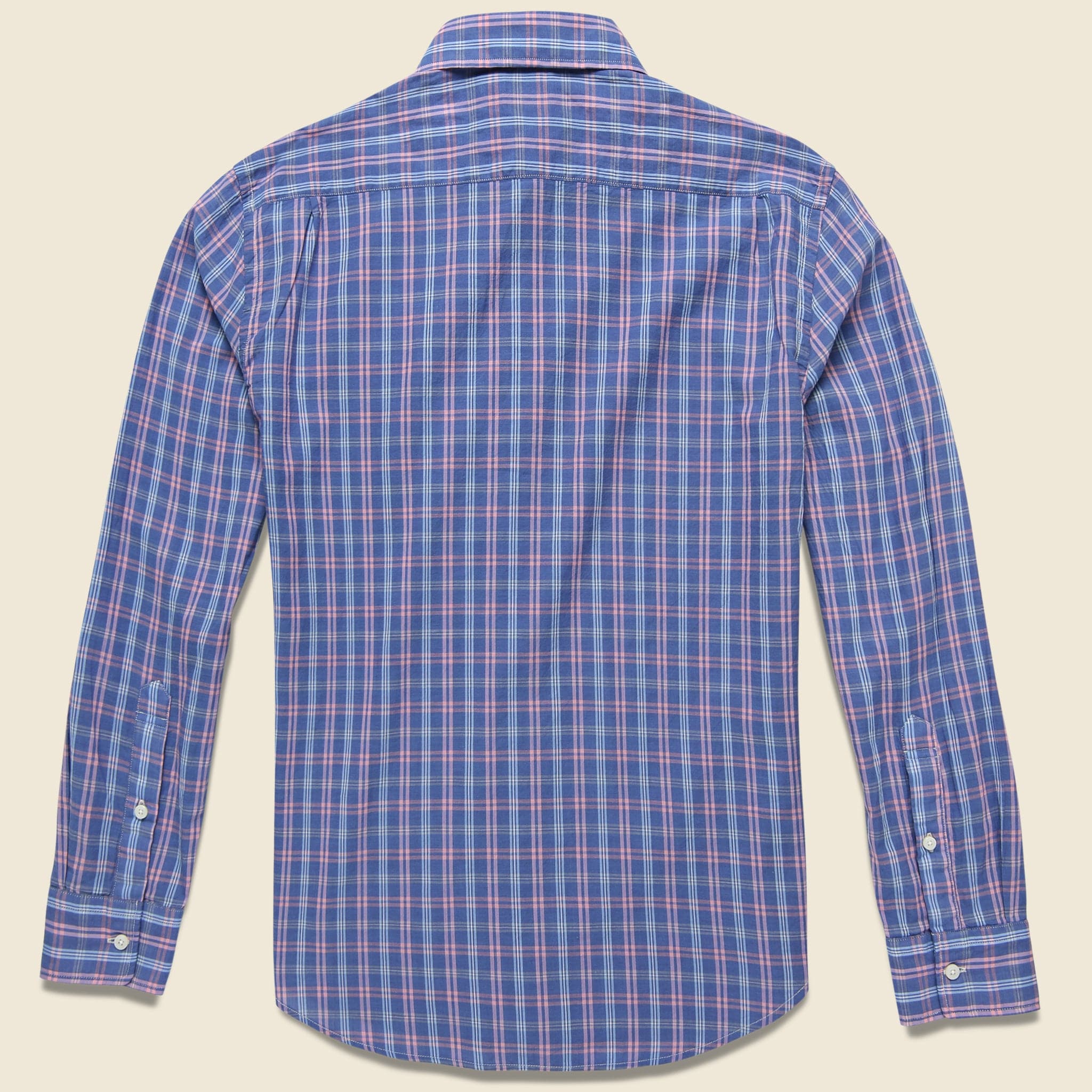 
                          Ventura Shirt - Chambray Blue Plaid - Faherty - STAG Provisions - Tops - L/S Woven - Plaid
                        