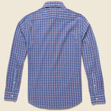 Ventura Shirt - Chambray Blue Plaid - Faherty - STAG Provisions - Tops - L/S Woven - Plaid