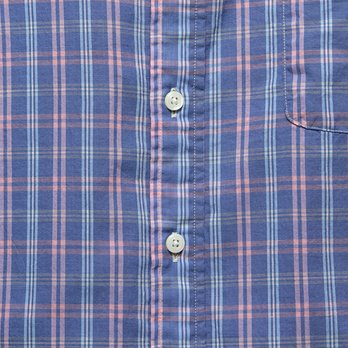 Ventura Shirt - Chambray Blue Plaid - Faherty - STAG Provisions - Tops - L/S Woven - Plaid