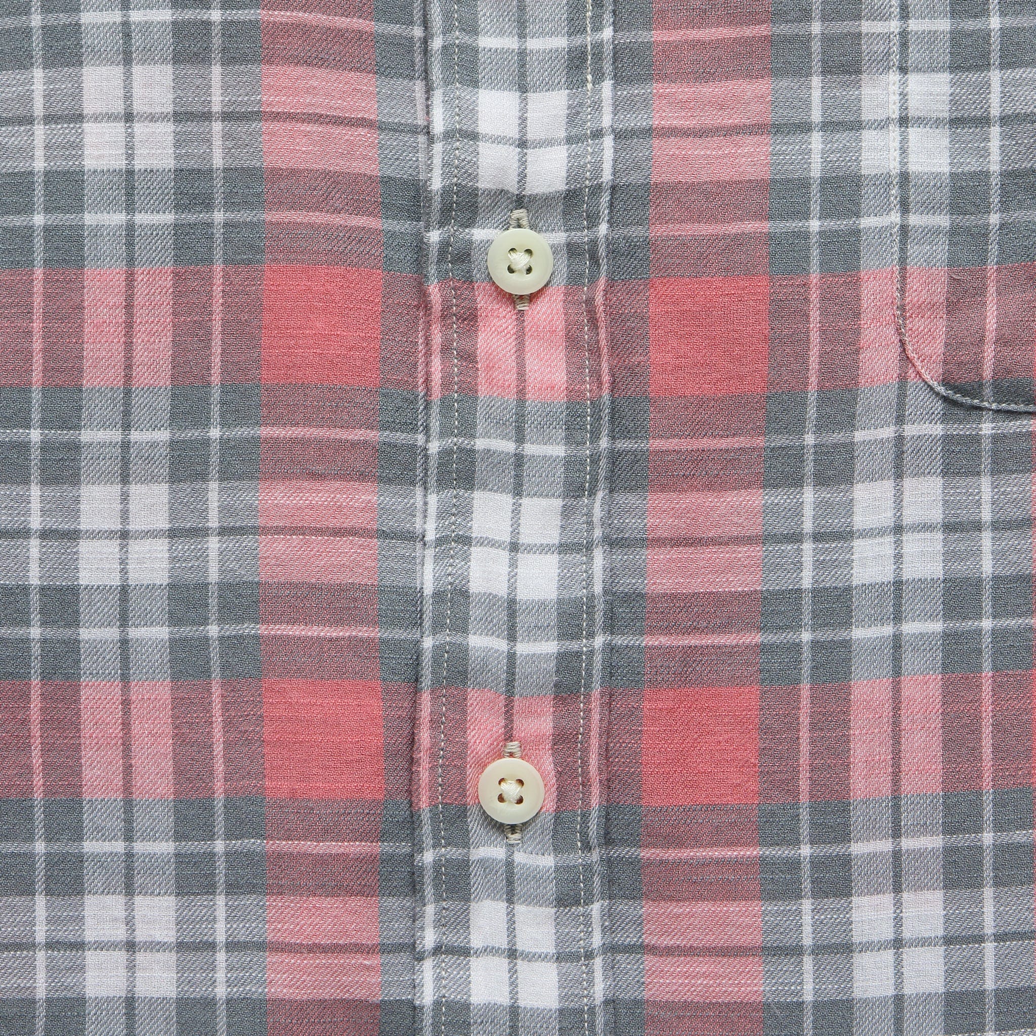 Ventura Shirt - Sierra Rose Cream - Faherty - STAG Provisions - Tops - L/S Woven - Plaid