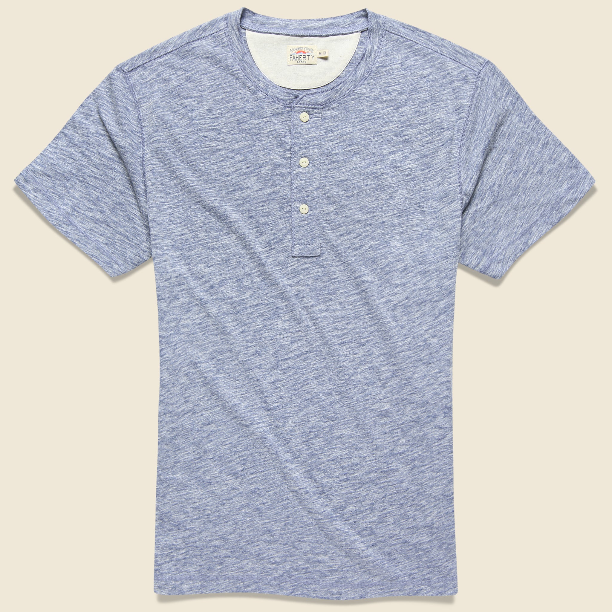 Heather Henley - Navy - Faherty - STAG Provisions - Tops - S/S Knit