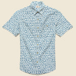 Coast Shirt - Wave Print - Faherty - STAG Provisions - Tops - S/S Woven - Other Pattern