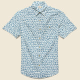 Coast Shirt - Wave Print - Faherty - STAG Provisions - Tops - S/S Woven - Other Pattern