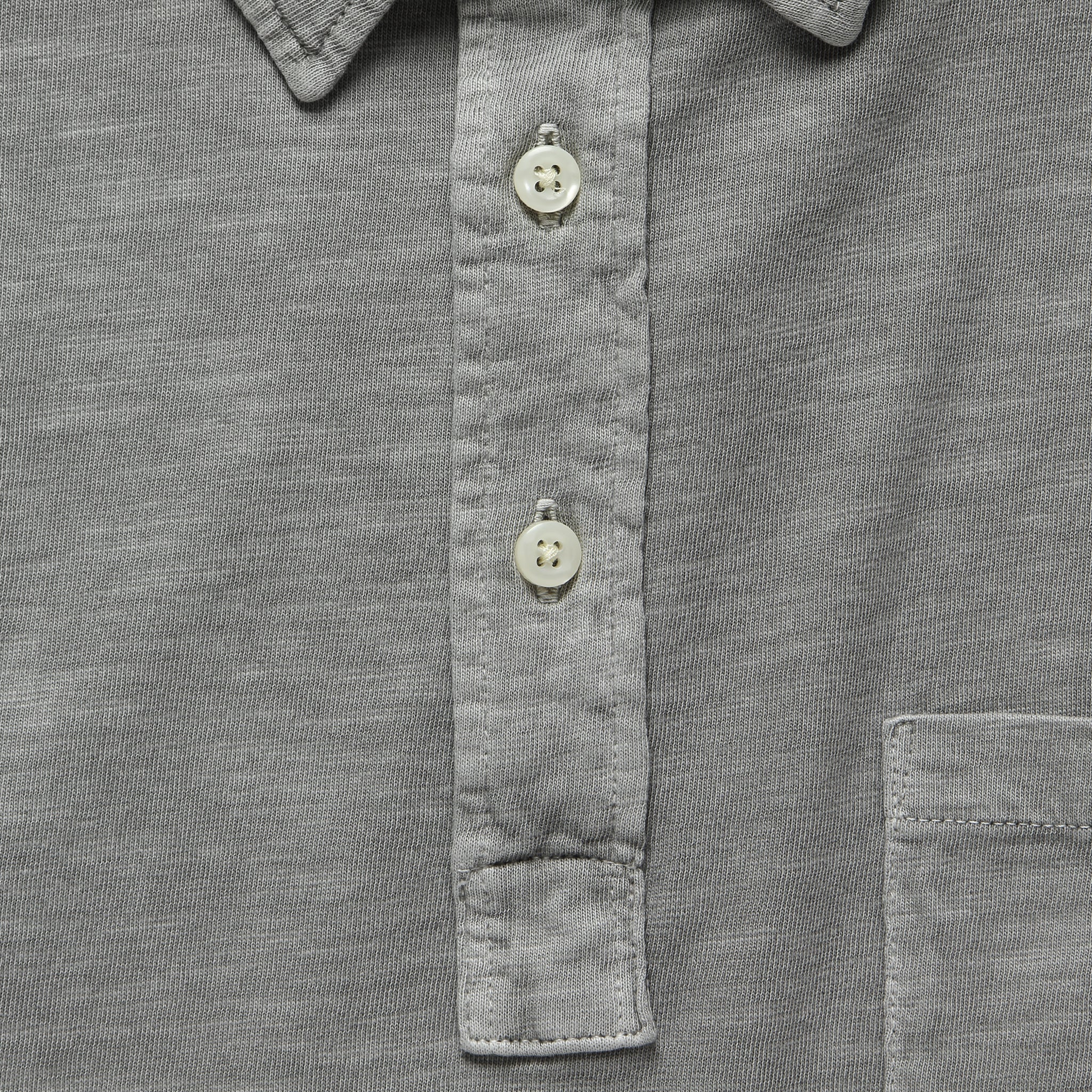 
                          Garment Dyed Polo Shirt - Ice Grey - Faherty - STAG Provisions - Tops - S/S Knit
                        