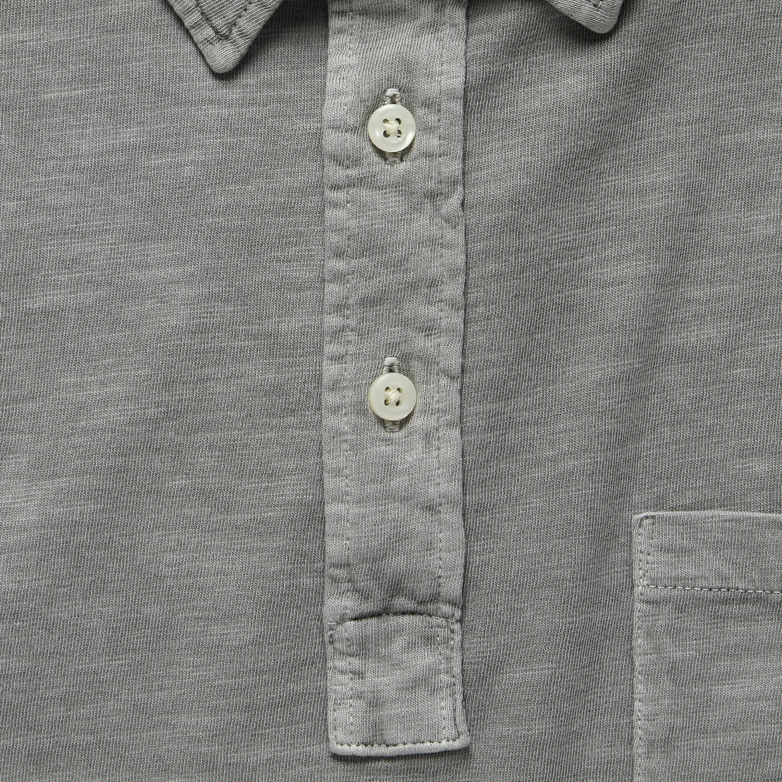 Garment Dyed Polo Shirt - Ice Grey - Faherty - STAG Provisions - Tops - S/S Knit