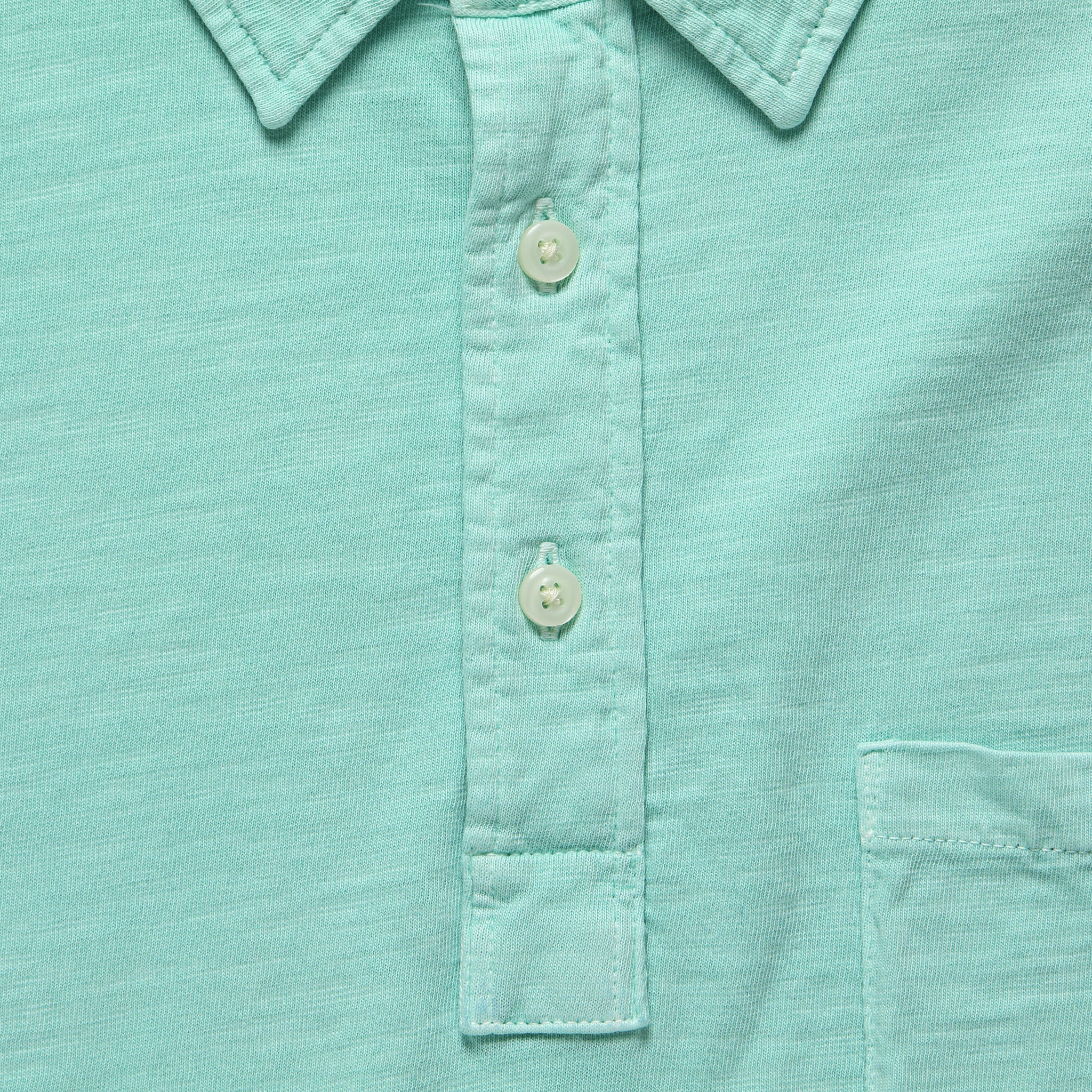 
                          Garment Dyed Polo Shirt - Water Blue - Faherty - STAG Provisions - Tops - S/S Knit
                        