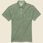 Garment Dyed Polo Shirt - Spring Olive - Faherty - STAG Provisions - Tops - S/S Knit