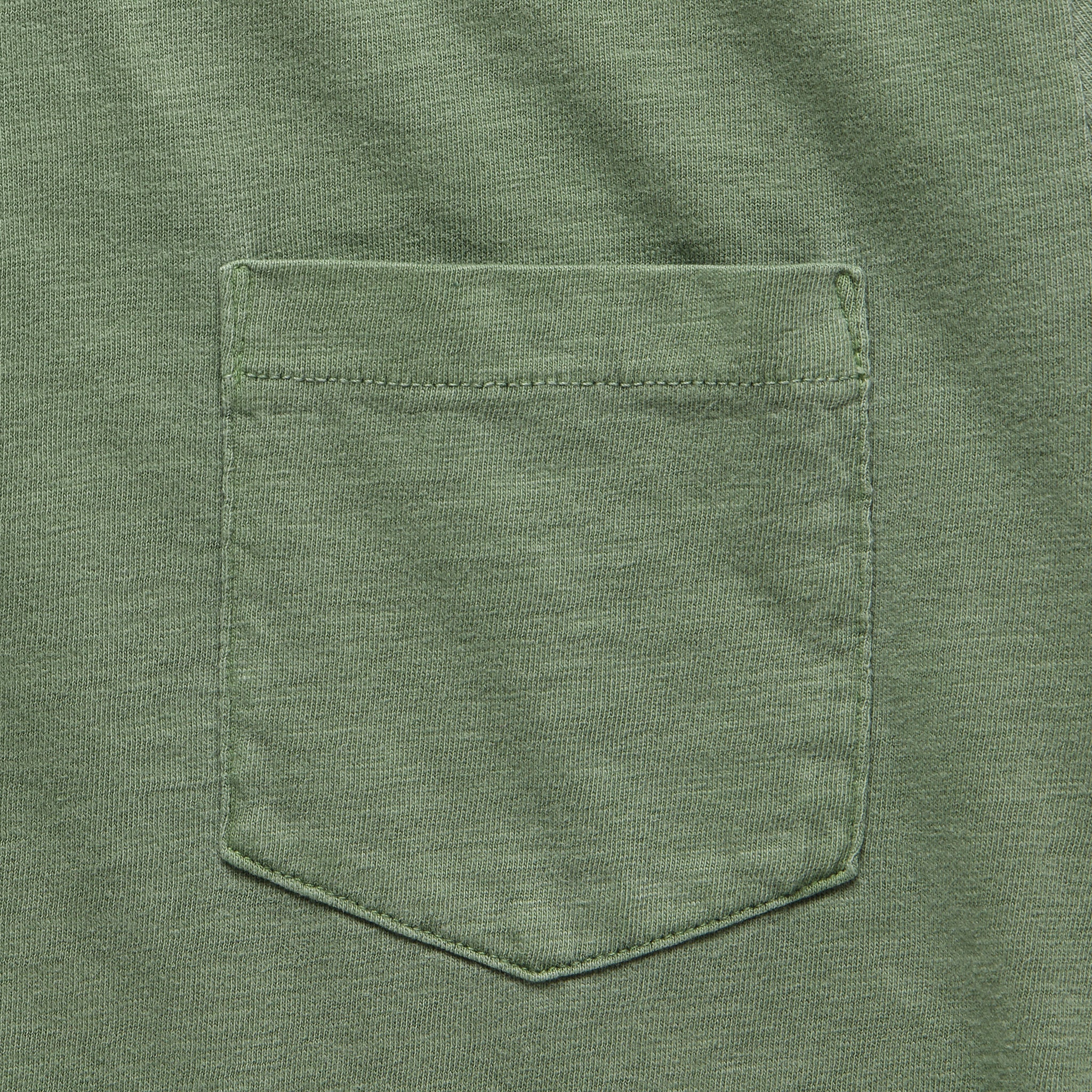 
                          Garment Dye Pocket Tee - Spring Olive - Faherty - STAG Provisions - Tops - S/S Tee
                        