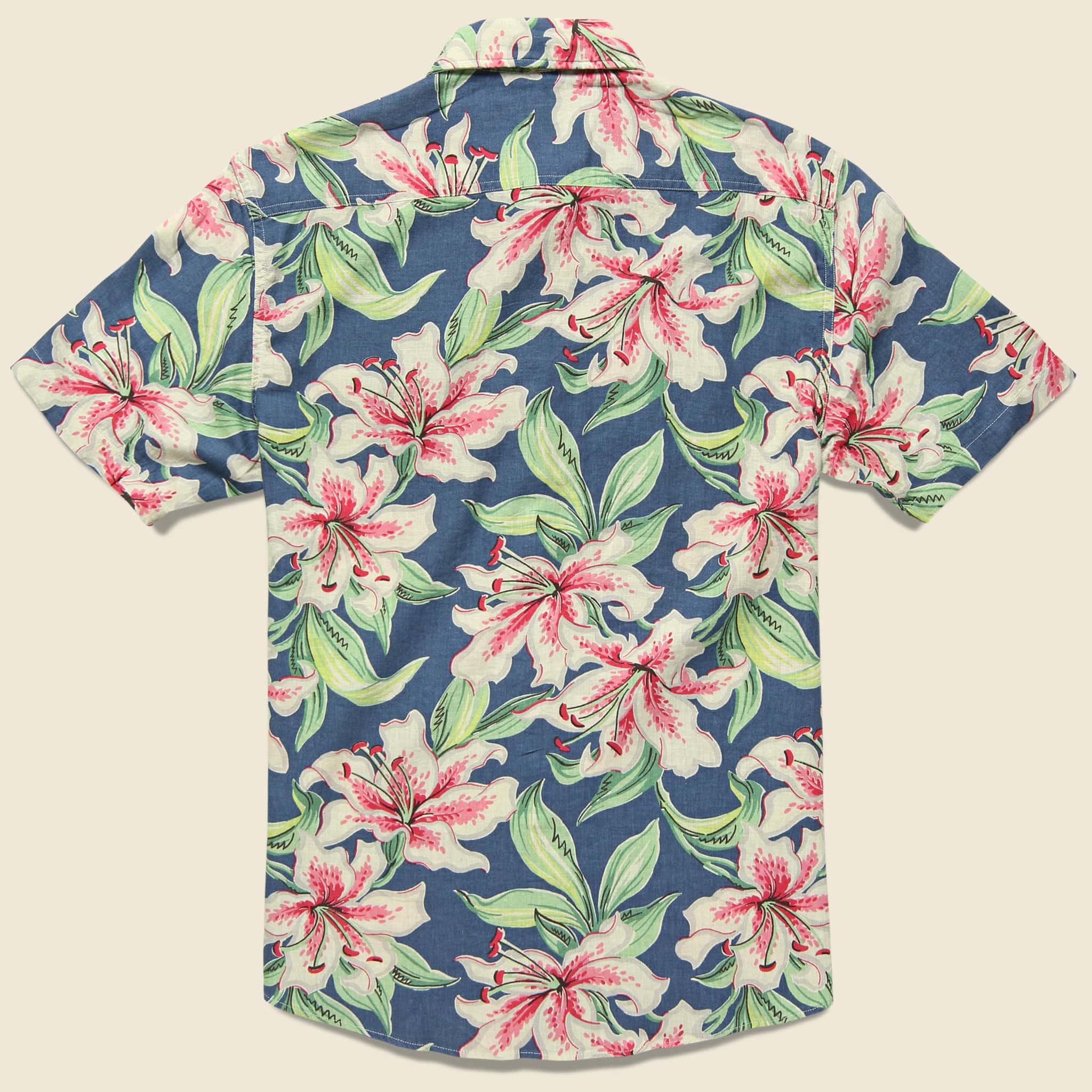 
                          Tropical Atoll Shirt - Hibiscus Hawaiian - Faherty - STAG Provisions - Tops - S/S Woven - Floral
                        