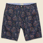 Printed Atoll Short - Indigo Floral - Faherty - STAG Provisions - Shorts - Floral