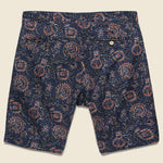Printed Atoll Short - Indigo Floral - Faherty - STAG Provisions - Shorts - Floral