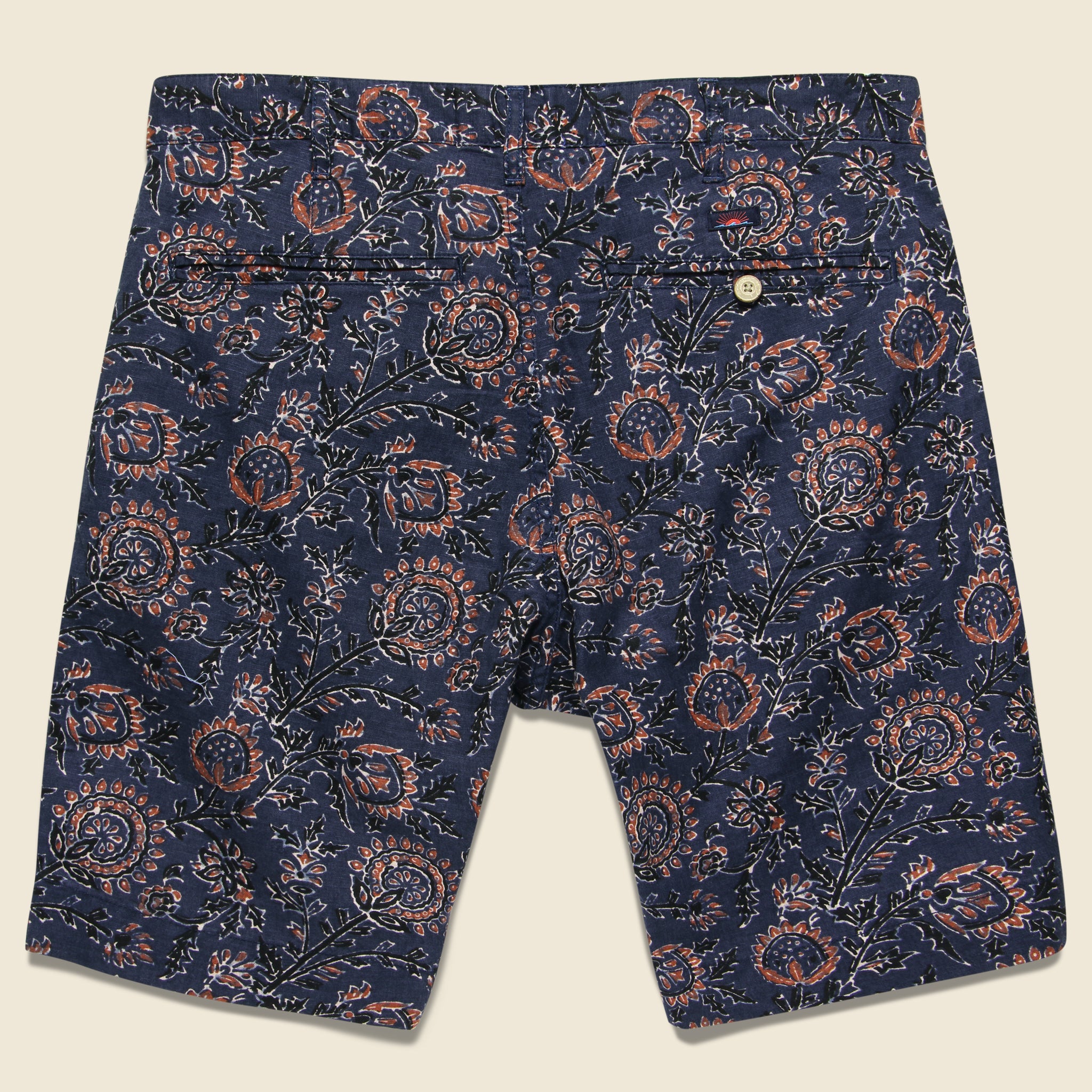 Printed Atoll Short - Indigo Floral - Faherty - STAG Provisions - Shorts - Floral