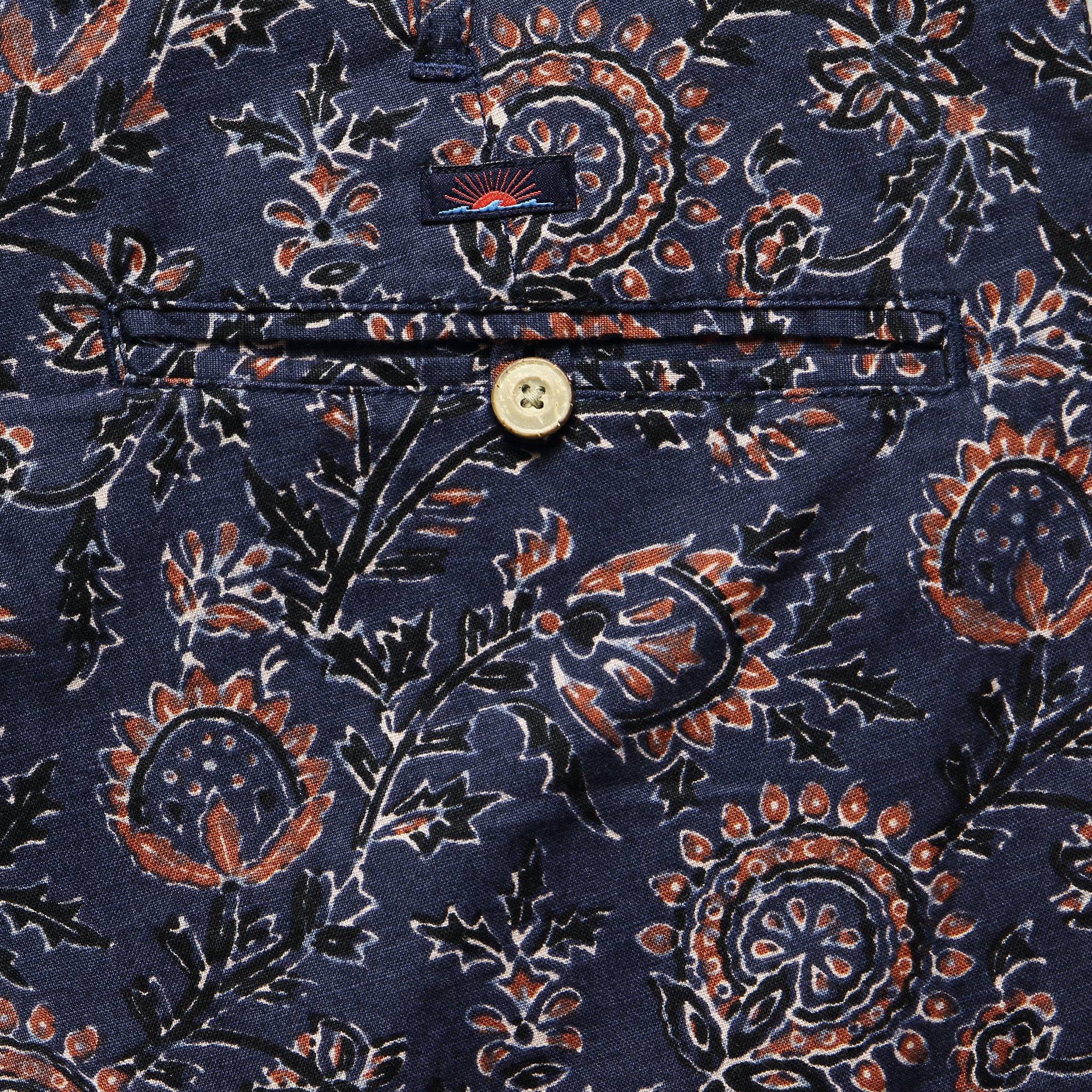 
                          Printed Atoll Short - Indigo Floral - Faherty - STAG Provisions - Shorts - Floral
                        