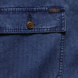 Camp Short - Washed Indigo Herringbone - Faherty - STAG Provisions - Shorts - Solid