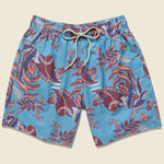 Beacon Trunk - Leaf Hawaiian Print - Faherty - STAG Provisions - Shorts - Swim