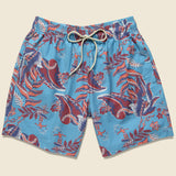 Beacon Trunk - Leaf Hawaiian Print - Faherty - STAG Provisions - Shorts - Swim