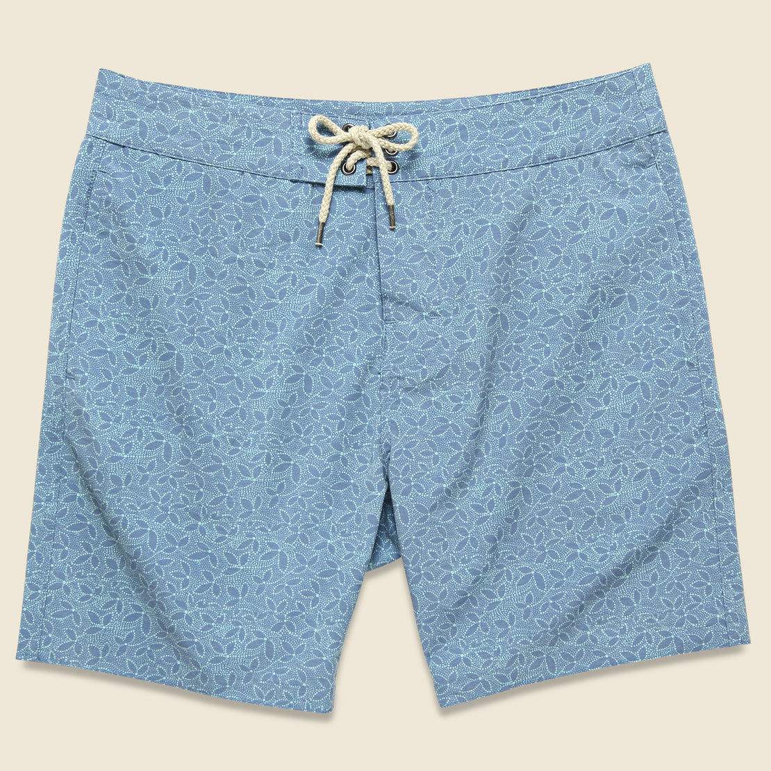 Faherty Classic 7" Boardshort - Teal Ivy