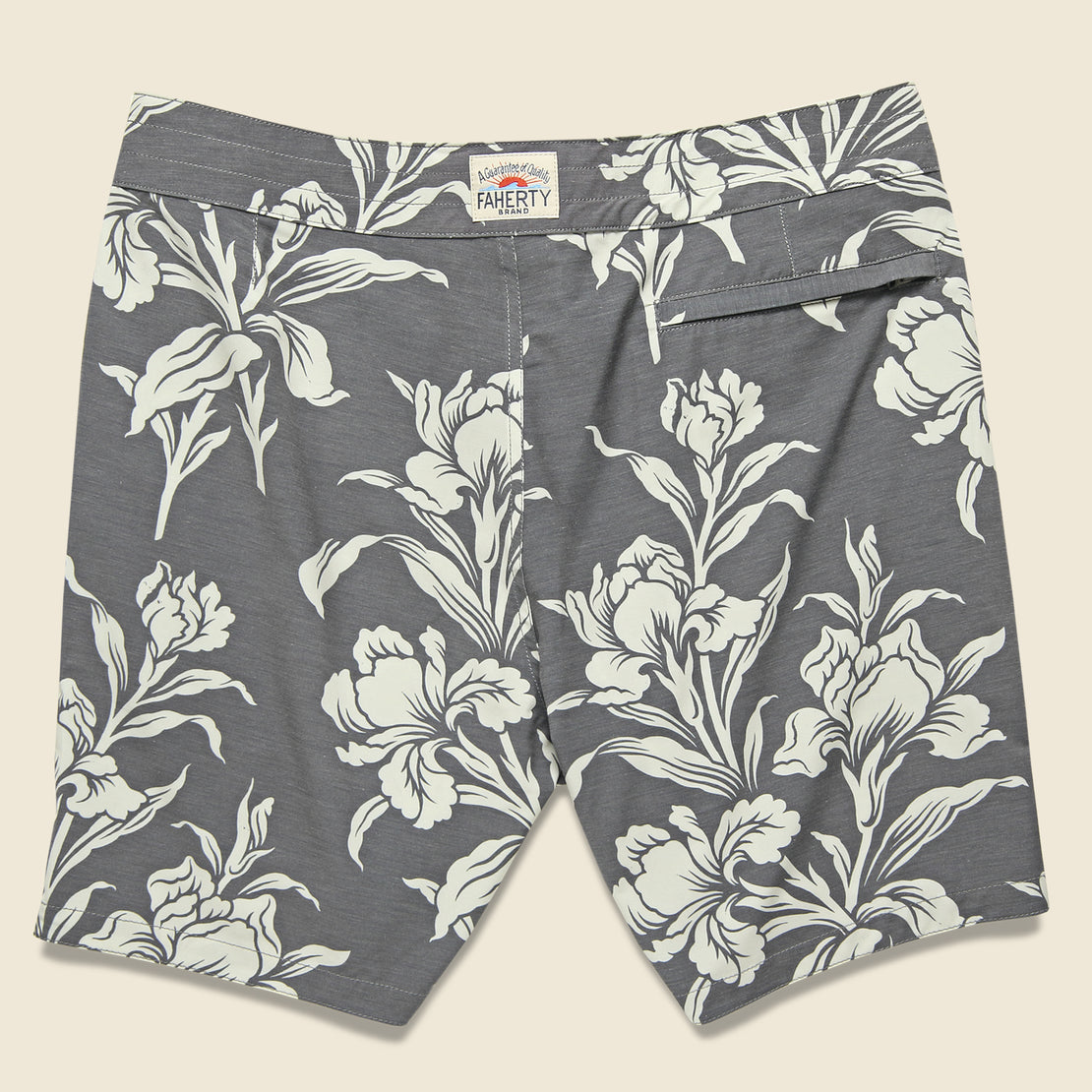 Classic 7" Boardshort - Black Floral - Faherty - STAG Provisions - Shorts - Swim