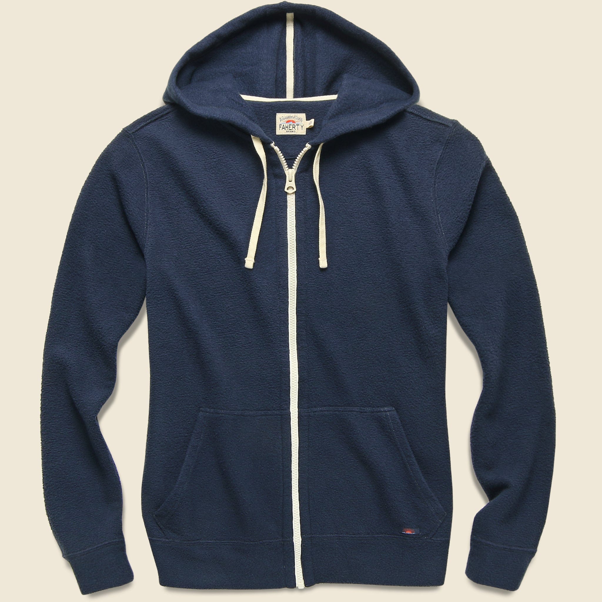 Spring Lake Hoodie - Navy - Faherty - STAG Provisions - Tops - Fleece / Sweatshirt
