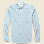 Knit Ventura Shirt - Blue - Faherty - STAG Provisions - Tops - L/S Knit