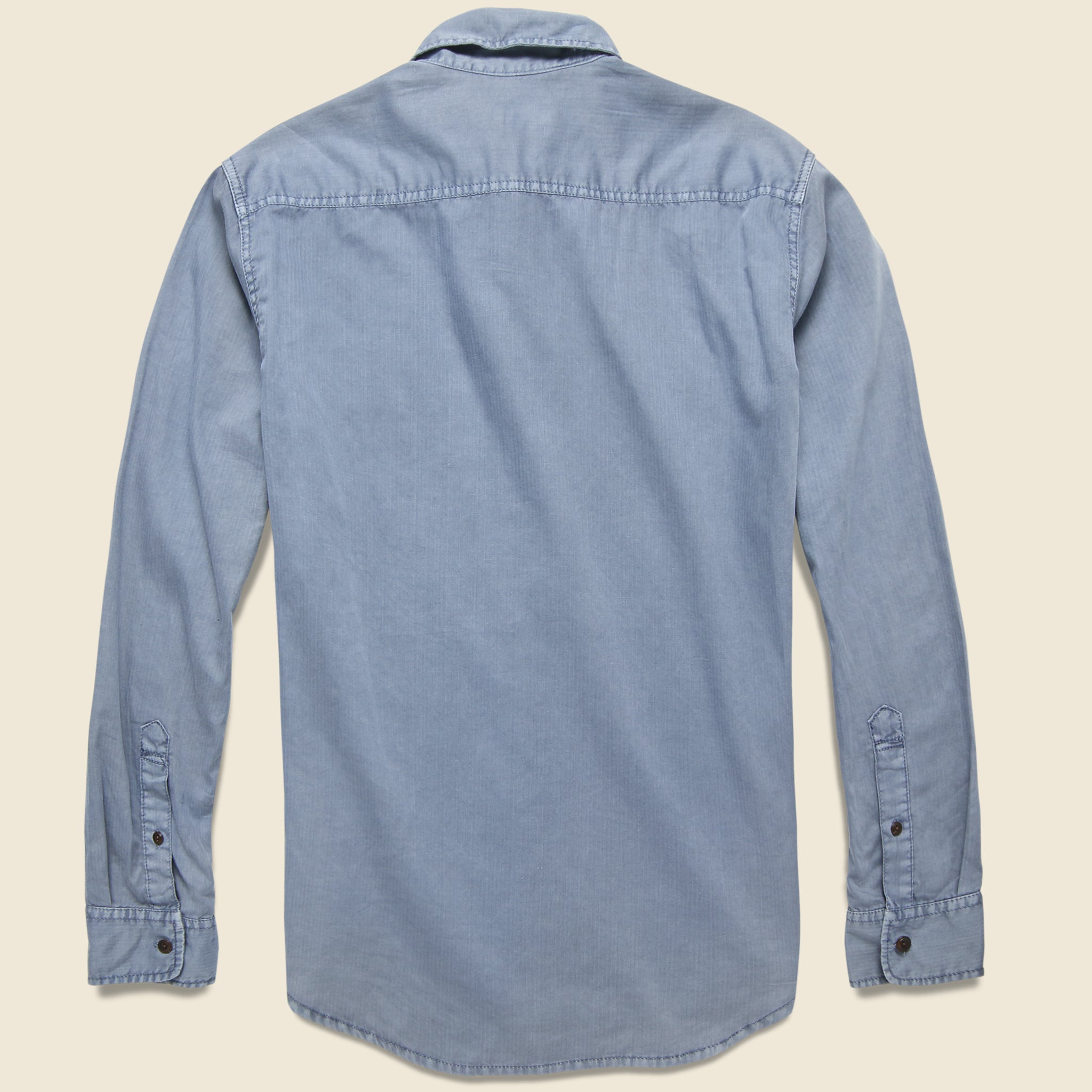 Radar Shirt - Flint Blue - Faherty - STAG Provisions - Tops - L/S Woven - Solid
