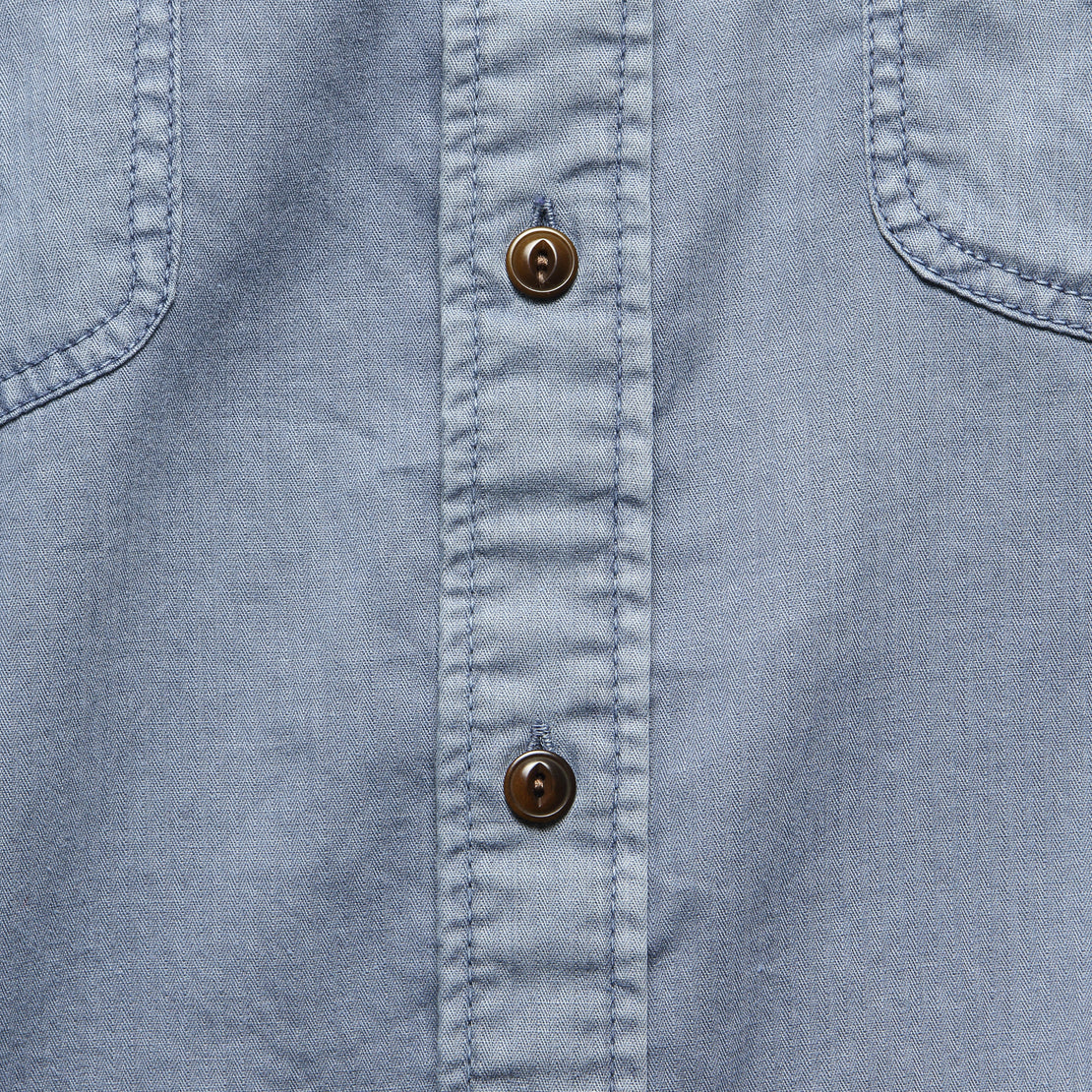Radar Shirt - Flint Blue - Faherty - STAG Provisions - Tops - L/S Woven - Solid