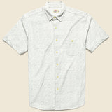 Knit Pacific Shirt - White Flame - Faherty - STAG Provisions - Tops - S/S Woven - Other Pattern