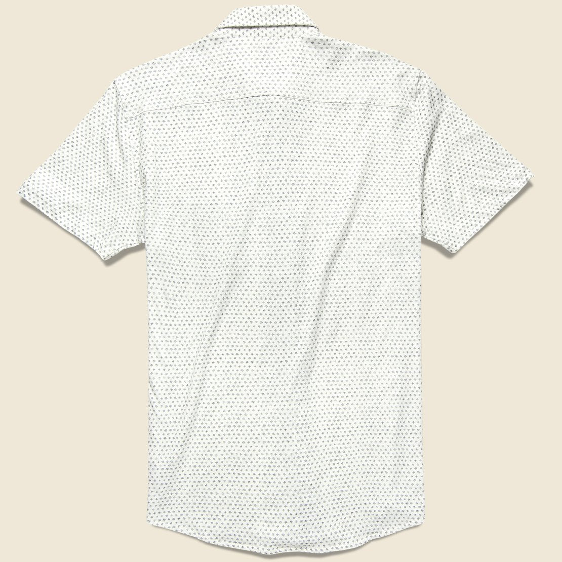 Knit Pacific Shirt - White Flame - Faherty - STAG Provisions - Tops - S/S Woven - Other Pattern