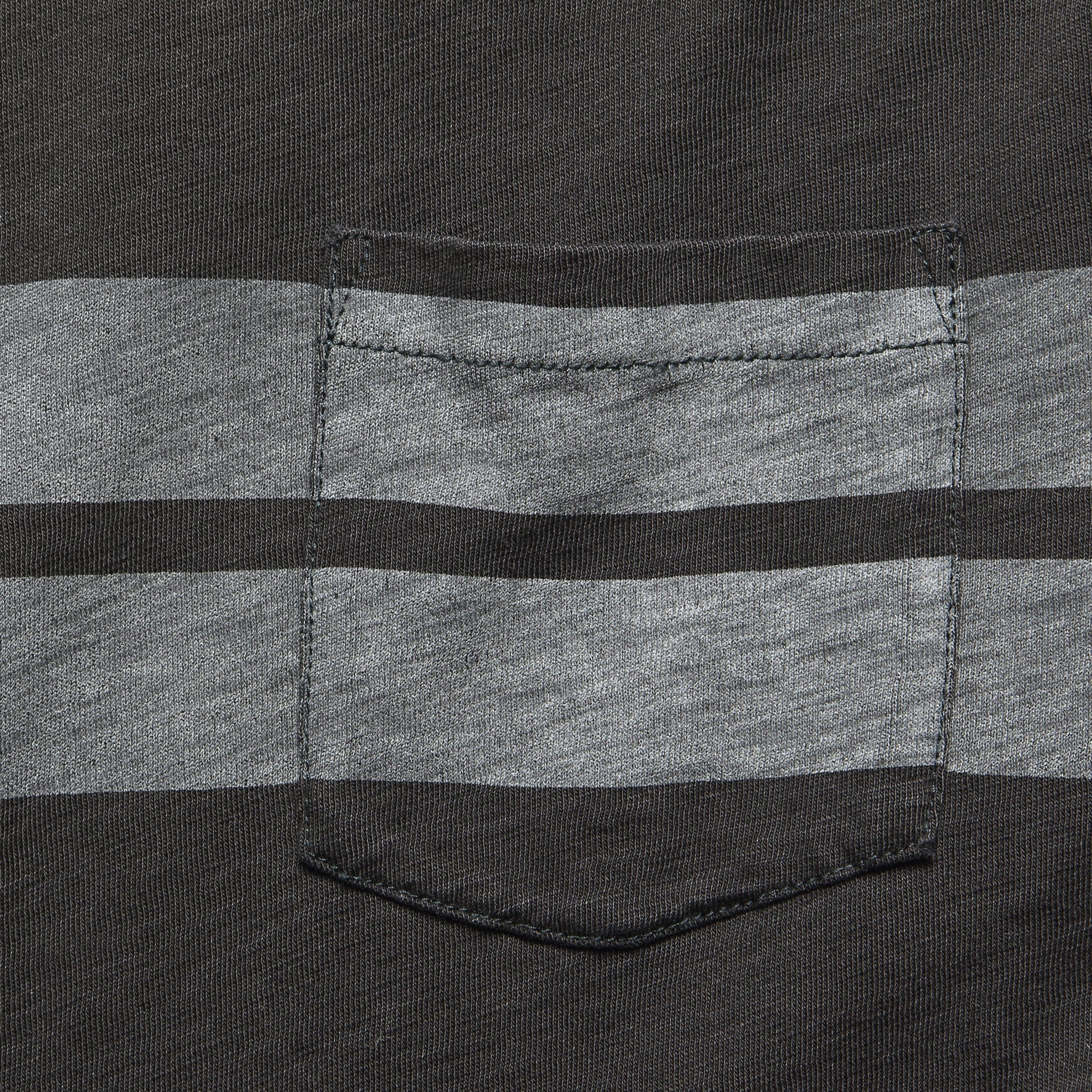 
                          Twin Stripe Pocket Tee - Washed Black - Faherty - STAG Provisions - Tops - S/S Tee
                        