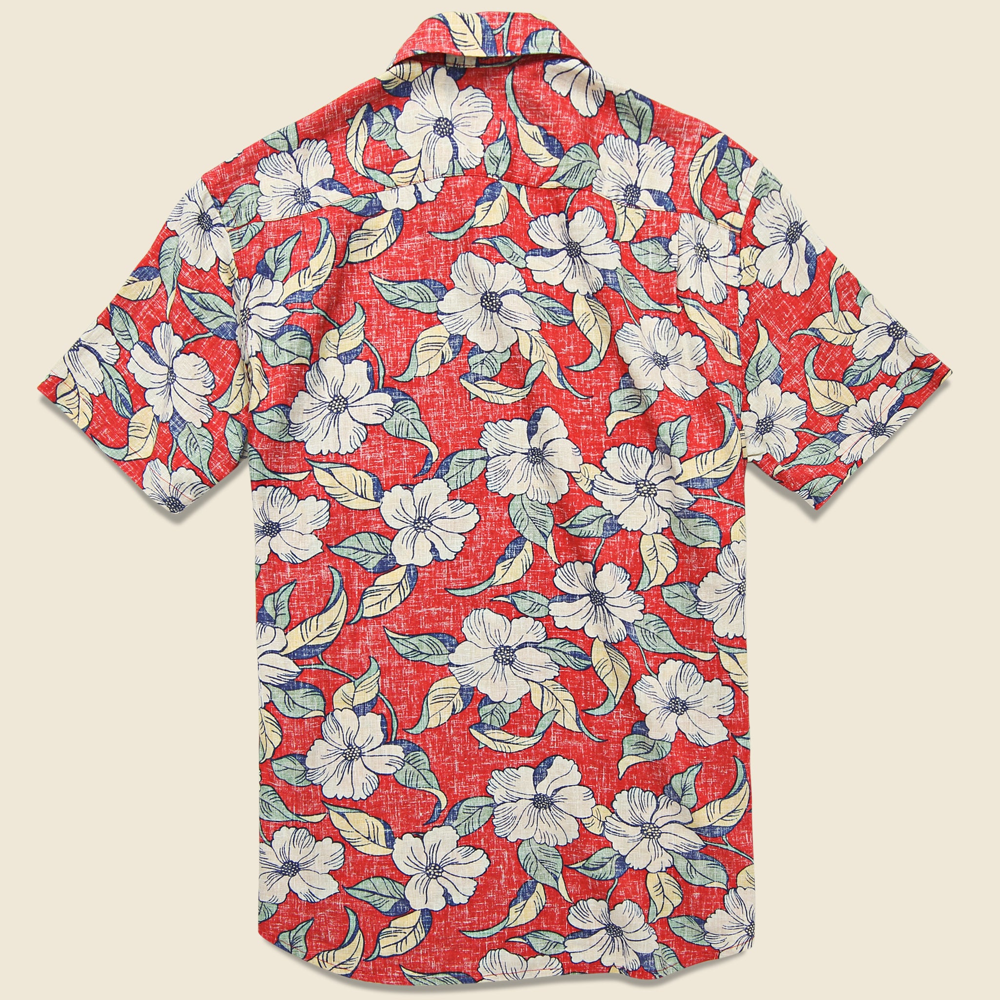 
                          Reverse Print Coast Shirt - Red Retro - Faherty - STAG Provisions - Tops - S/S Woven - Floral
                        