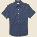 Pacific Shirt - Navy Fleck - Faherty - STAG Provisions - Tops - S/S Woven - Other Pattern