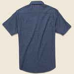 Pacific Shirt - Navy Fleck - Faherty - STAG Provisions - Tops - S/S Woven - Other Pattern