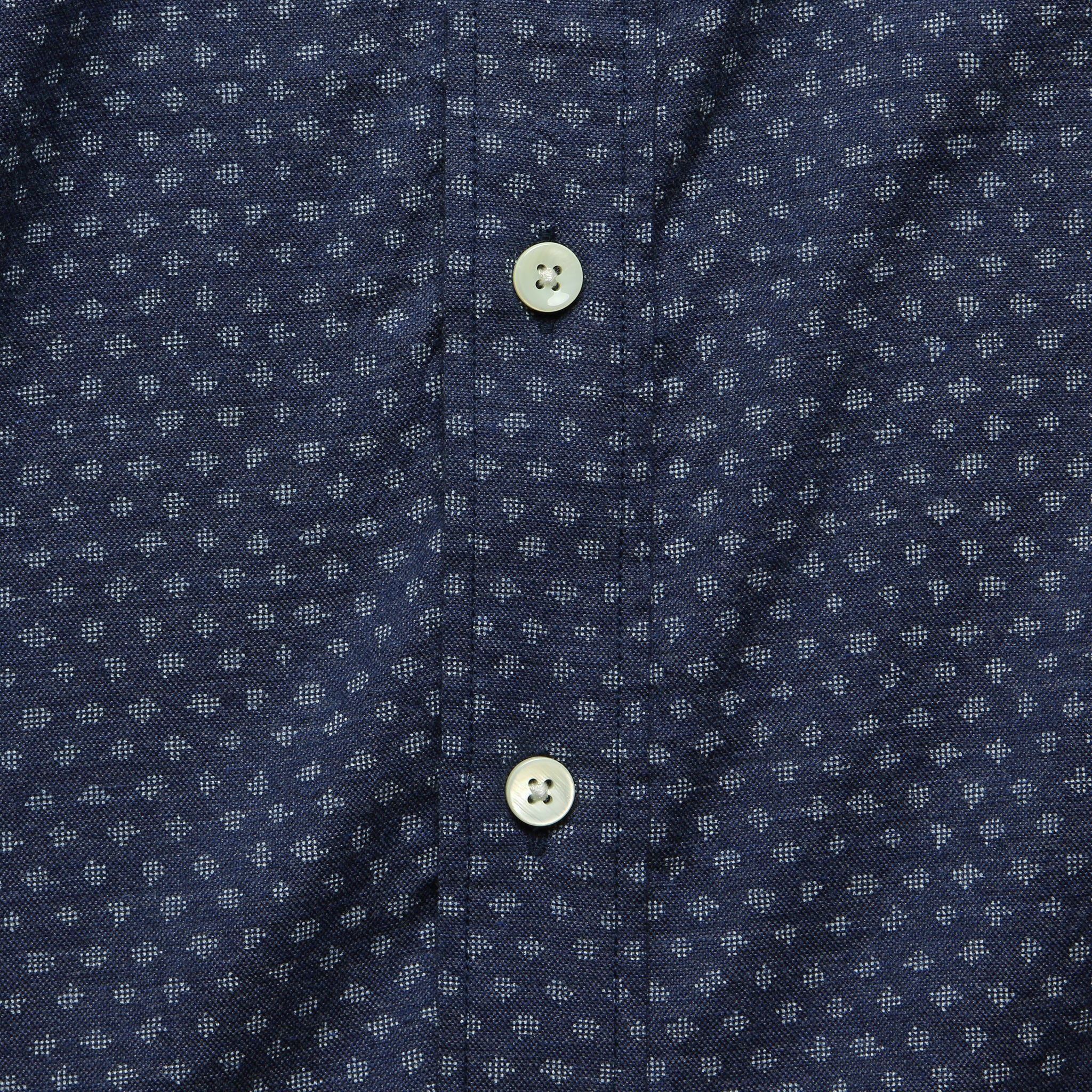 Pacific Shirt - Navy Fleck - Faherty - STAG Provisions - Tops - S/S Woven - Other Pattern