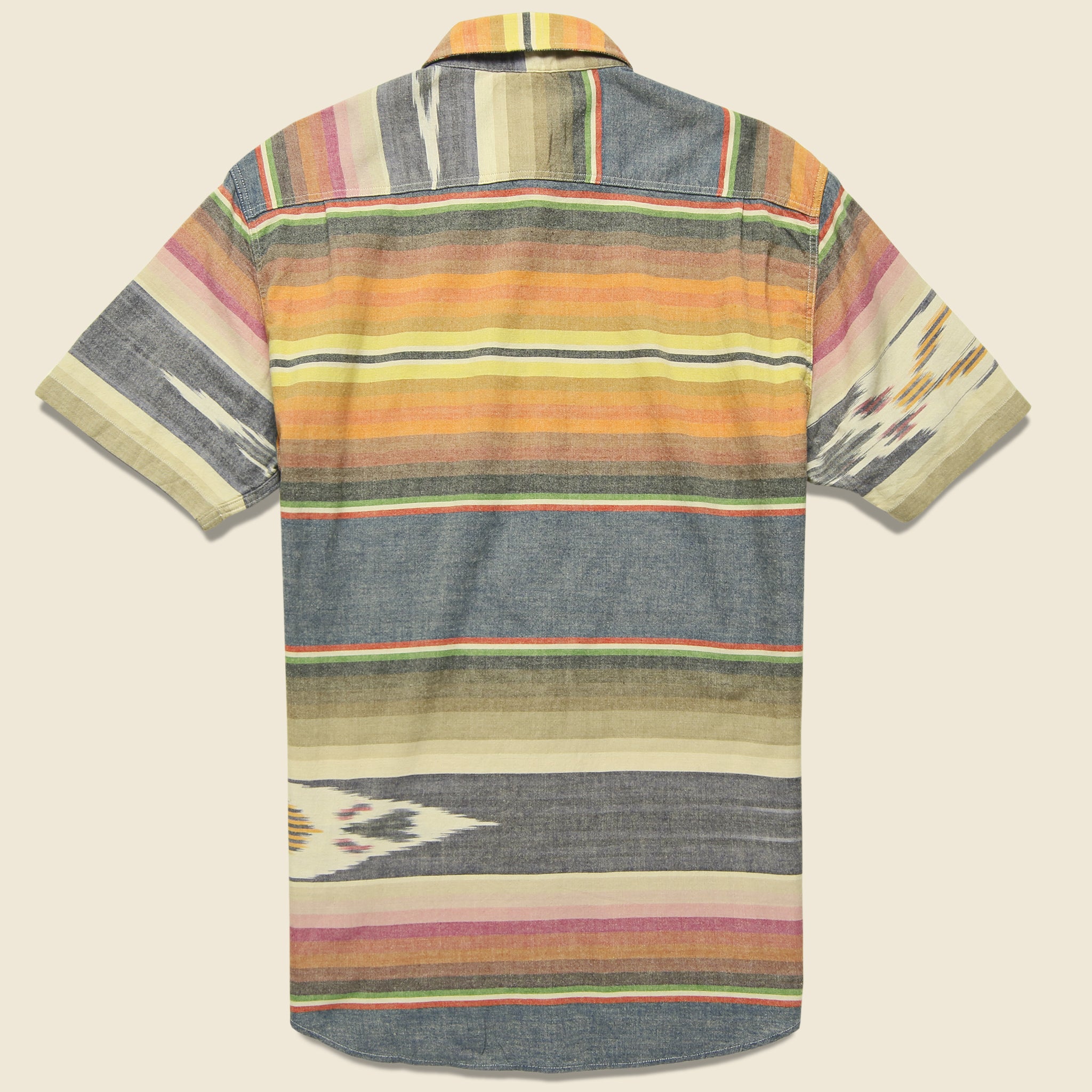 
                          Ikat Coast Shirt - Multi - Faherty - STAG Provisions - Tops - S/S Woven - Stripe
                        