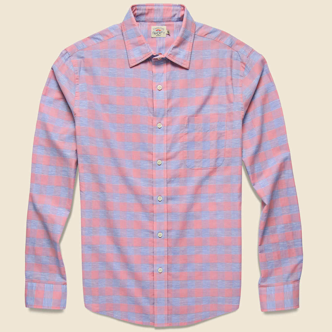 Faherty Faherty - L/S Stretch Summer Blend Shirt, SS19