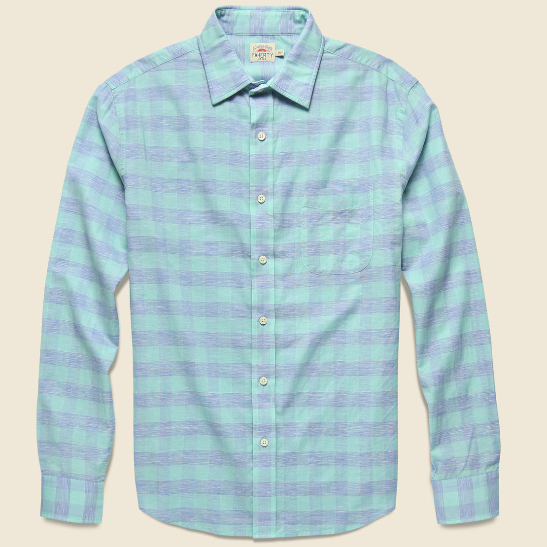 Faherty Faherty - L/S Stretch Summer Blend Shirt, SS19