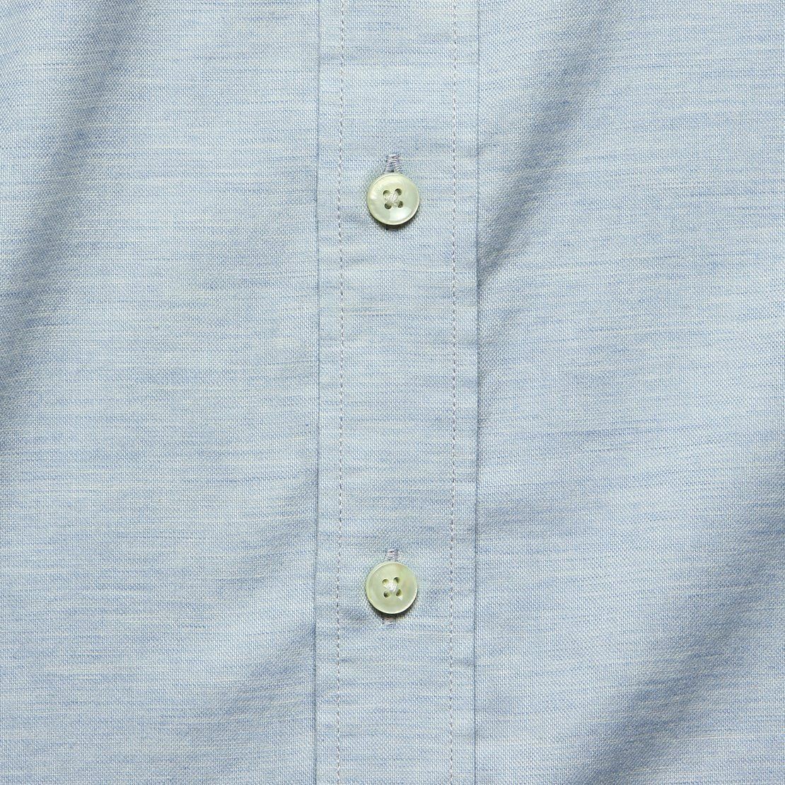 Stretch Oxford Shirt - Blue Heather - Faherty - STAG Provisions - Tops - S/S Woven - Solid