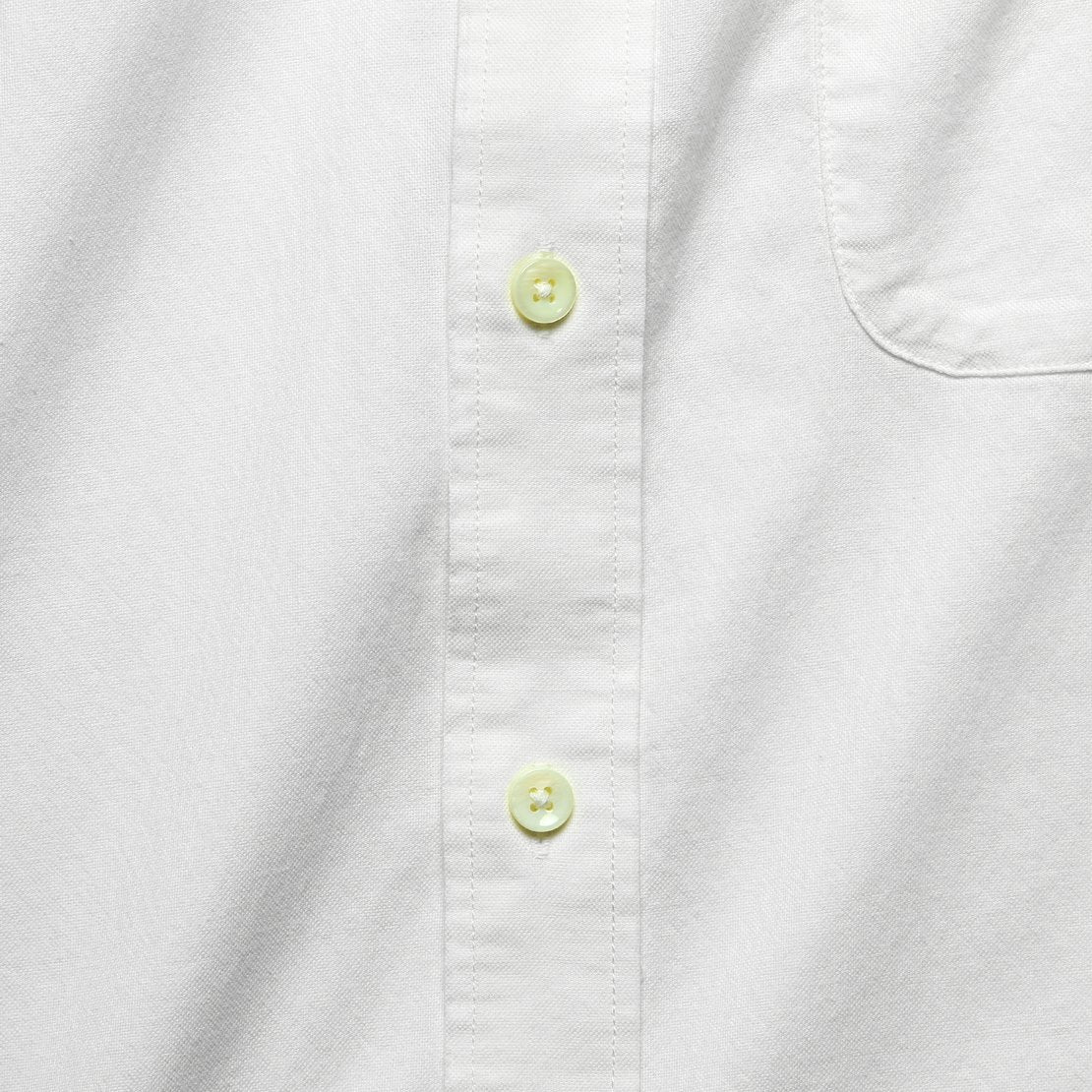 Stretch Oxford Shirt - White - Faherty - STAG Provisions - Tops - S/S Woven - Solid