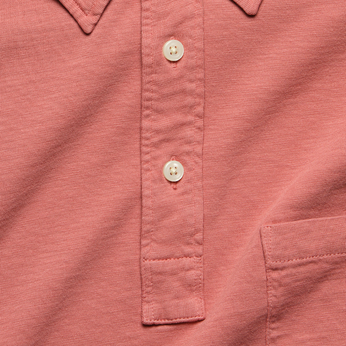 Garment Dyed Polo - New Red - Faherty - STAG Provisions - Tops - S/S Knit