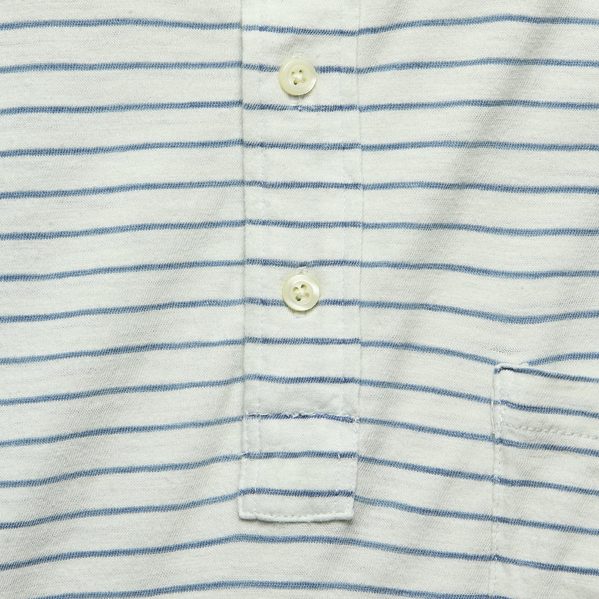 
                          Jersey Beach Polo - White/Light Indigo - Faherty - STAG Provisions - Tops - S/S Knit
                        