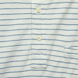 Jersey Beach Polo - White/Light Indigo - Faherty - STAG Provisions - Tops - S/S Knit