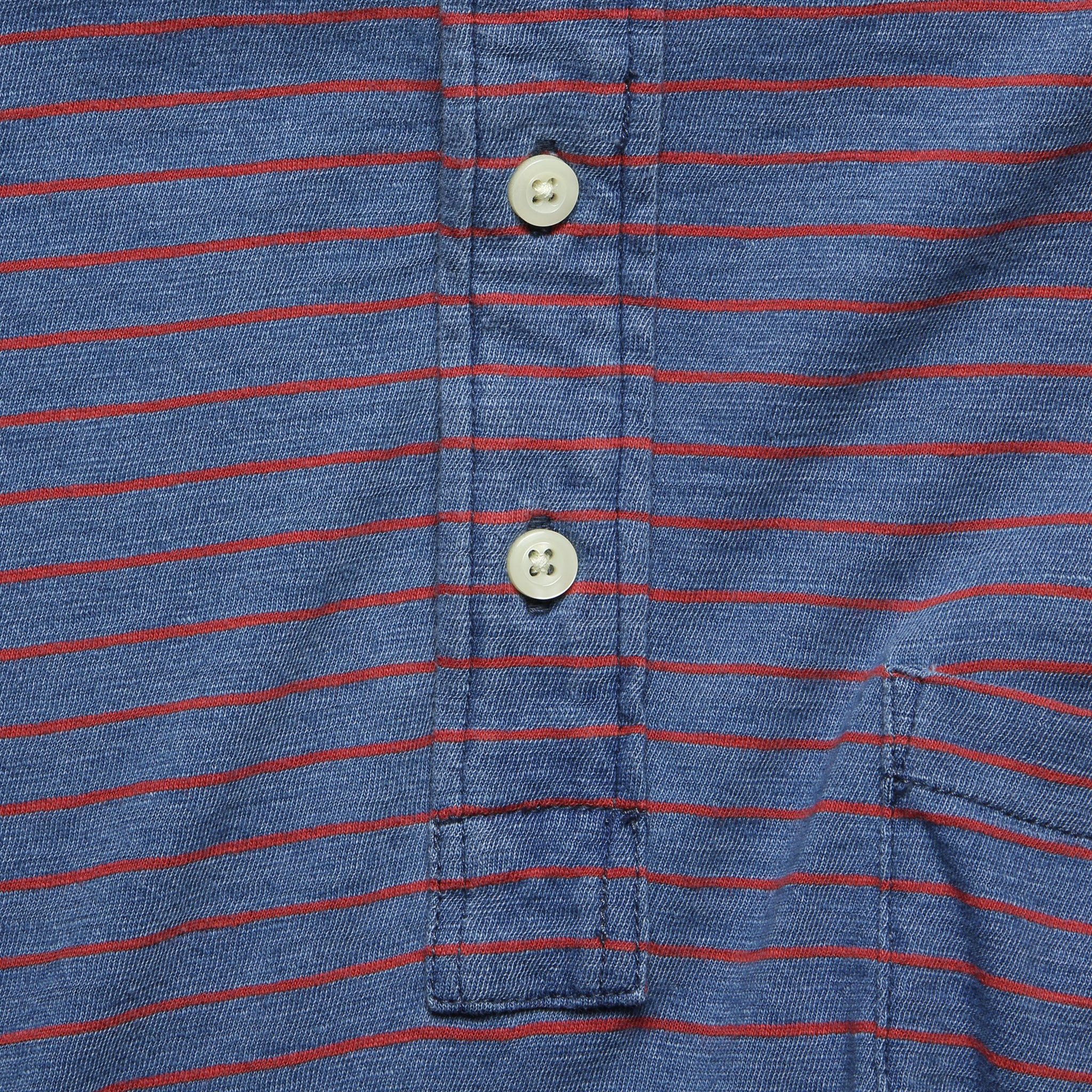 
                          Faherty - S/S Indigo Jersey Beach Polo, SS19 - Faherty - STAG Provisions - Tops - S/S Knit
                        