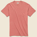 Garment Dyed Pocket Tee - New Red - Faherty - STAG Provisions - Tops - S/S Tee