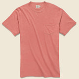Garment Dyed Pocket Tee - New Red - Faherty - STAG Provisions - Tops - S/S Tee
