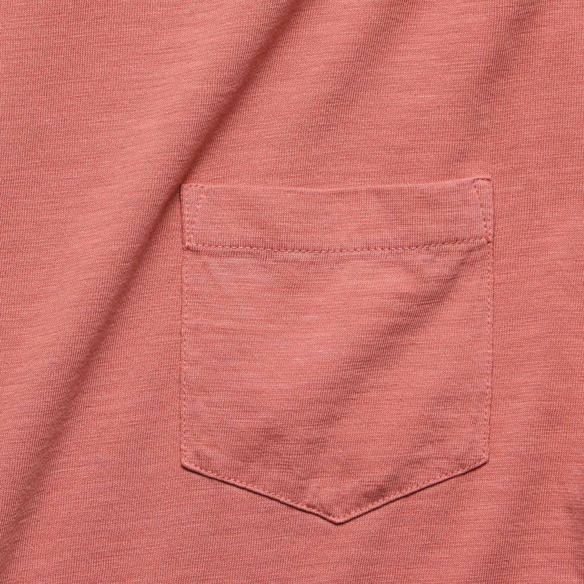 
                          Garment Dyed Pocket Tee - New Red - Faherty - STAG Provisions - Tops - S/S Tee
                        