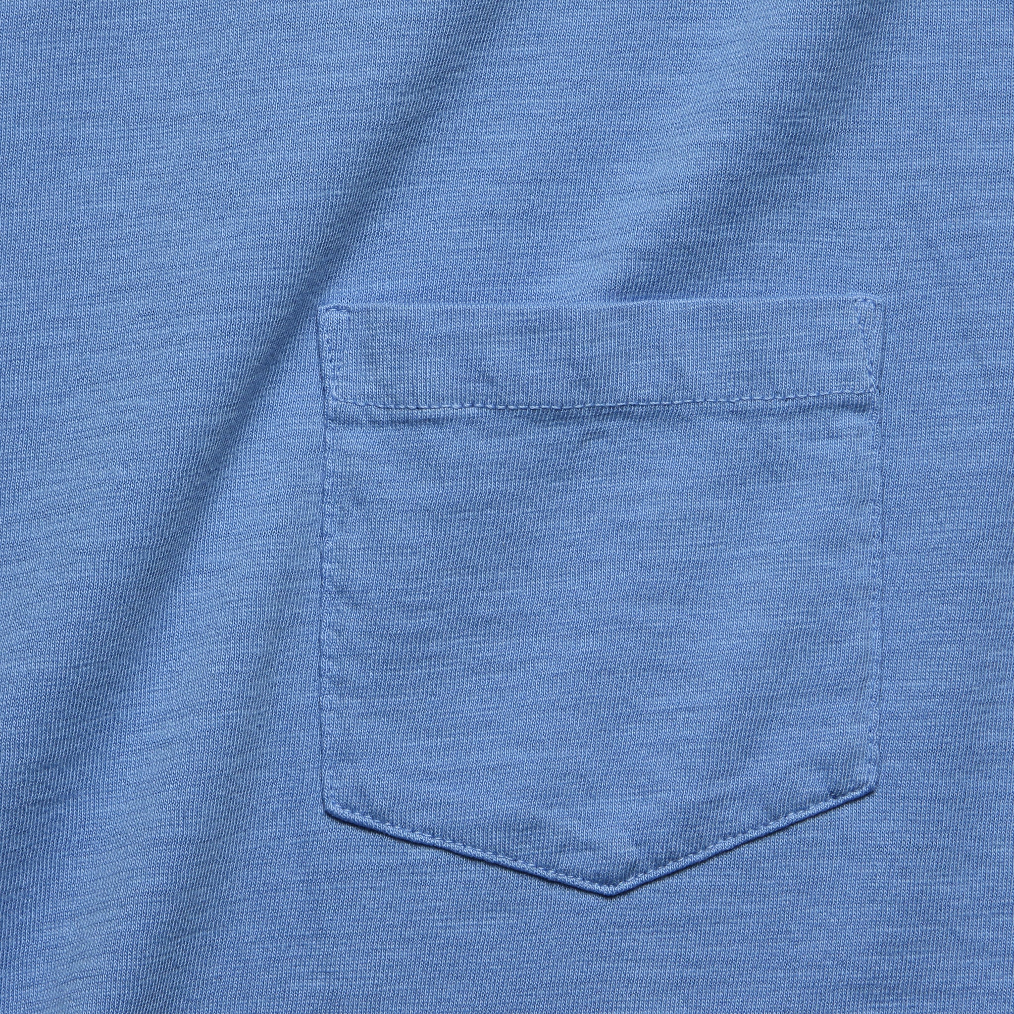 
                          Garment Dyed Pocket Tee - Azure - Faherty - STAG Provisions - Tops - S/S Tee
                        