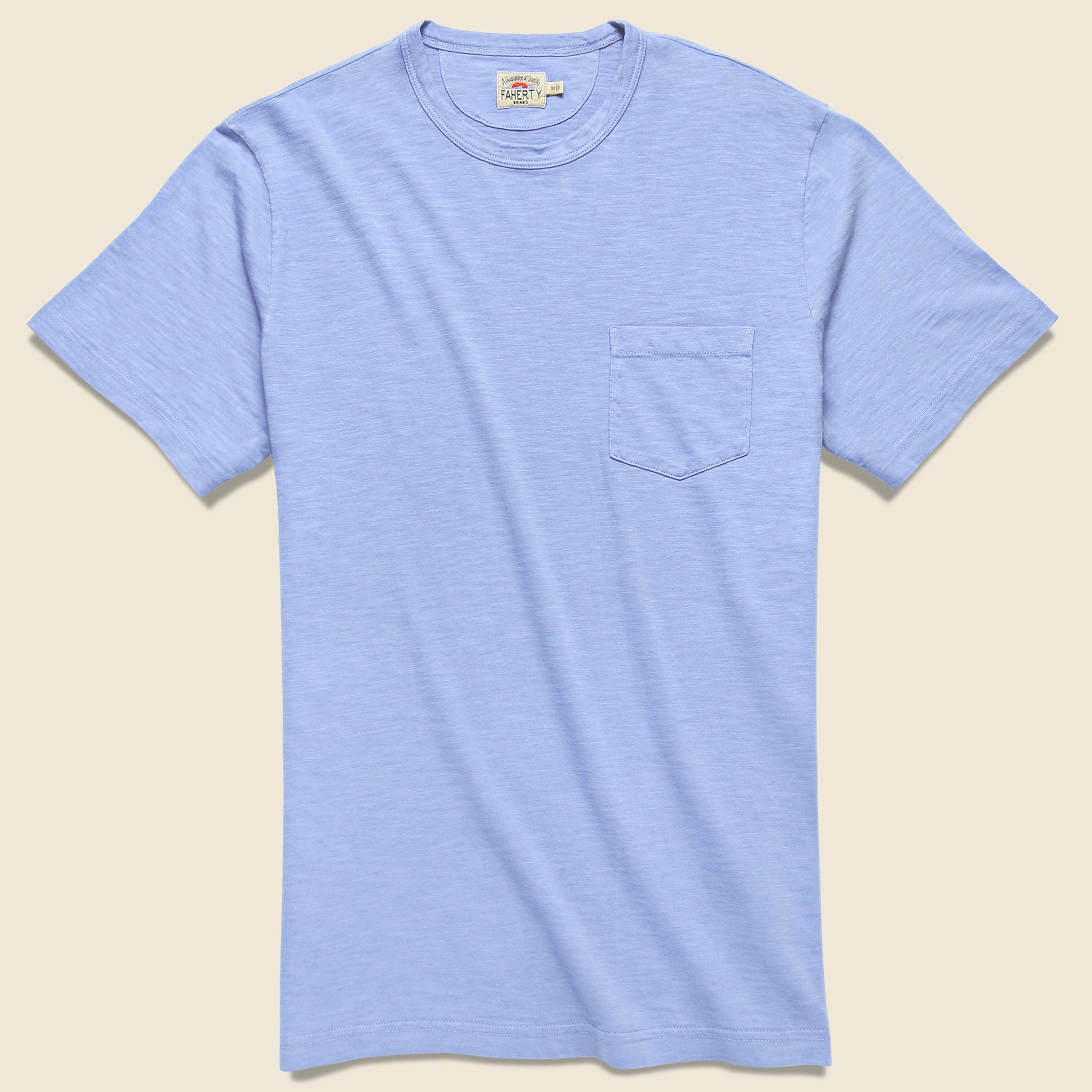 Faherty - S/S Garment Dyed Pocket Tee, SS19 - Faherty - STAG Provisions - Tops - S/S Tee
