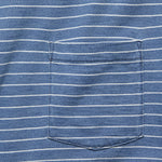 Indigo Pocket Tee - Medium Wash/White - Faherty - STAG Provisions - Tops - S/S Tee