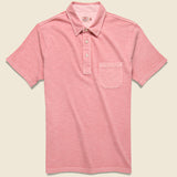 Garment Dyed Polo Shirt - Rose - Faherty - STAG Provisions - Tops - S/S Knit