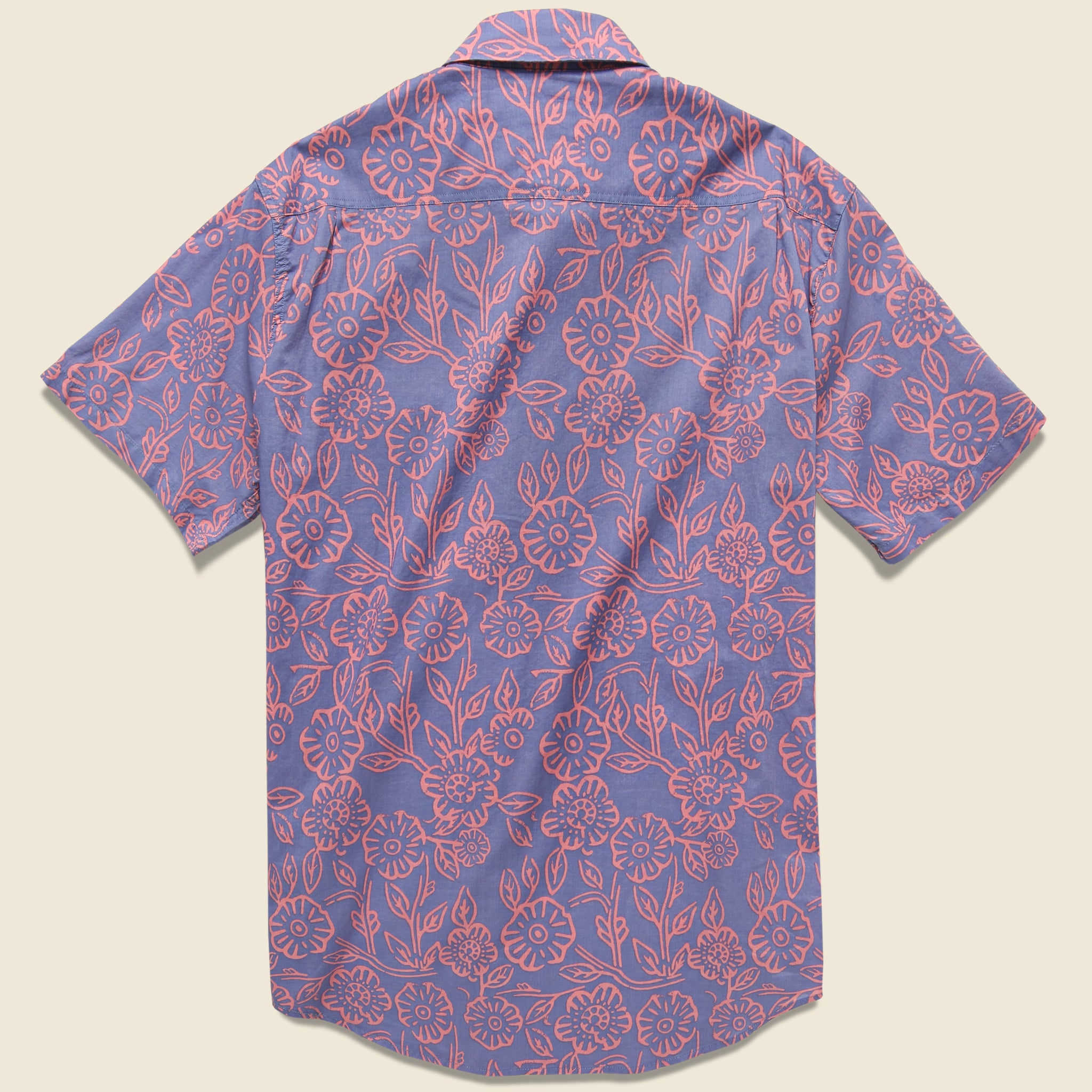 
                          Reverse Print Coast Shirt - Pink Poppy - Faherty - STAG Provisions - Tops - S/S Woven - Floral
                        